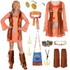 TOSZOLY Hippie Costume Women's Hippie Clothing Women, 70s Outfit Clothing