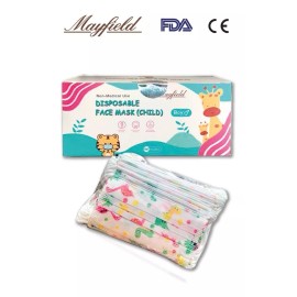 Mayfield Cubreboca Tricapa Infantil Mayfield 100 Piezas