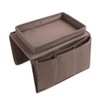 Sofa Armrest Organizer with Cup Holder Tray Chair Arm TV