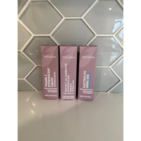 Farmasi Combo Effervescent Tabs | Vitamin C+D+Zinc, Elderberry, Electrolyte Mix
