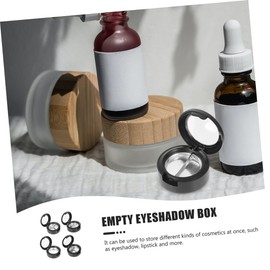 SAFIGLE 6Pcs Shaped Empty Eyeshadow Case Lipstick Box Refillable Cosmetic Holders for DIY Makeup Portable Storage for Handbag Present for Women