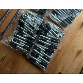 New! Instant Removing! 1/2" Port Stainless Steel Mechanical Injection Packers/Ports for Polyurethanes, Epoxies and Acrylates | Pack of 100 Injection Packer Postposition Zerk Fitting Saving TIME