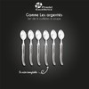 Pradel Excellence, Pcox005063 Les Argentes, Set of 6 Soup Spoons,