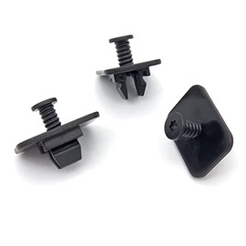 VVO Fasteners Black Plastic Clips Rear Bumper and Trim Attachment Compatible with Some Skoda Citigo Kodiaq (Pack of 10 Clips)