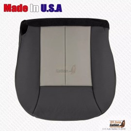 US Auto Nation 832-790-4949 2004 For Jeep Grand Cherokee Overland Driver Bottom Leather Cover 2 Tone Gray