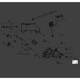 Polaris RZR Screw, Genuine OEM Part 0455026, Qty 1