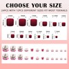 SanFangyue False Toenails – 12 Sizes Artificial Toenails for Sticking,