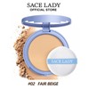 SACE LADY Oil Control Face Setting Powder,Waterproof Long Lasting Pressed