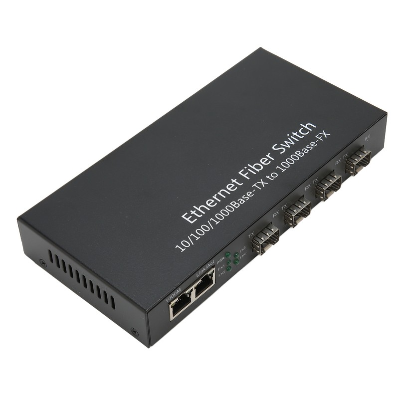 SFP Ethernet Fiber Switch Up To 120km 4 Optical Port