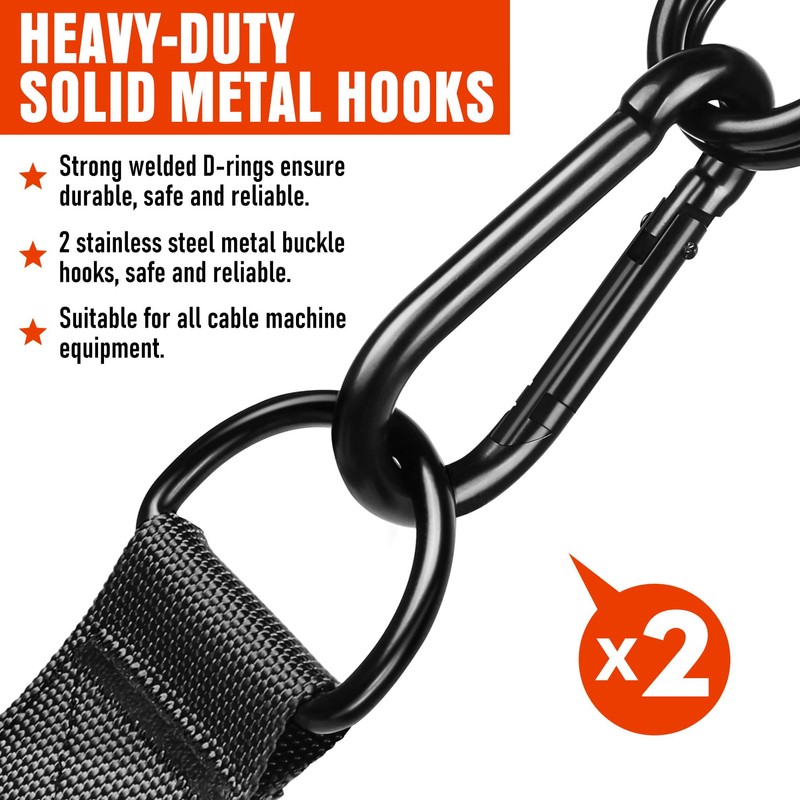 Heavy Duty Exercise Handles, Gym Cable Handles for Cable Machine