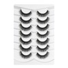 Happy Heartbeat 3D Clear Band False Eyelashes, Cat Eye, Wispy,