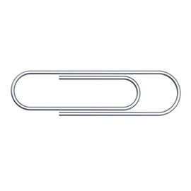 Whitecroft Essentials 33471 32 mm Large Paper Clip (Pack of 250)