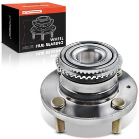 A-Premium Rear Wheel Bearing and Hub Assembly with ABS Ring & 4-Lug Compatible with Mitsubishi Lancer 2002 2003 2004 2005 2006 2007 & L4 2.0L Only