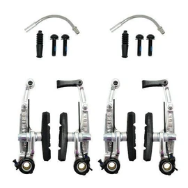TEKTRO 857AL Linear Pull Brake Set Long Arms 110mm, Silver, MH1814