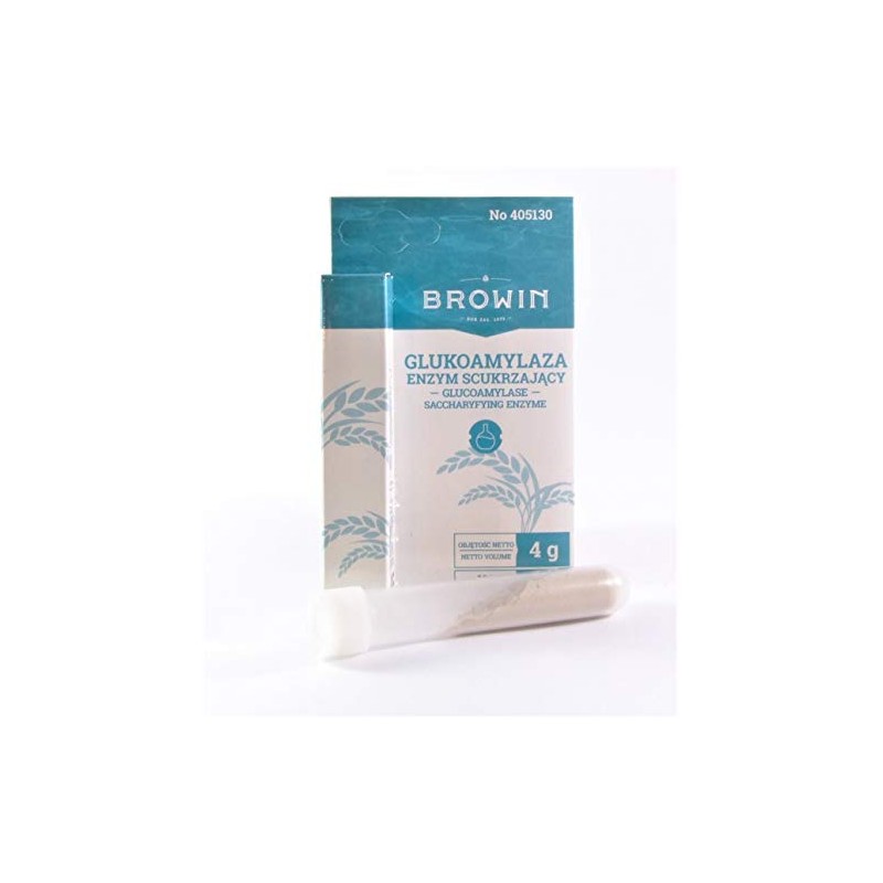 Gluco Amylase Enzyme 4g BROWIN - Saccharifying Enzyme - Recommended