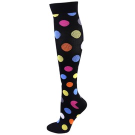 Cheeroyal 2 Pairs Compression Socks 20-30mmHg for Men and Women Recovery Nurses Running Pregnancy Flight Travel Medical Sports, 6 UK