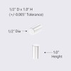 AplysiaTech N42 Rod Magnet - 1/2" D x 1.0" H