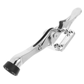 Gatuida Home Door Stops Wall Mount Door Stopper Silent Door Hinge Protector Easy Installation Silver