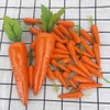 Laiiqi 35Pcs Artificial Carrots,Fake Mini Easter Carrots,Lifelike Foam Carrot Plastic