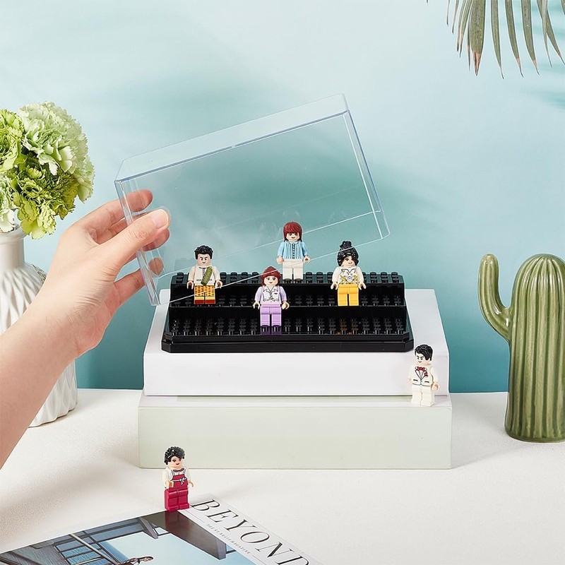 MIXMIO Minifigure Display Case, 3 Layer Display Case for Minifigure