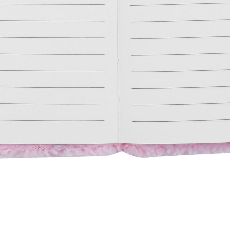 ZGMYC Plush Bunny Notebook Diary for Girls Kids A5 Lined