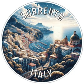Sorrento Italy Mementos Souvenir Vinyl Decal Sticker 3-Inch