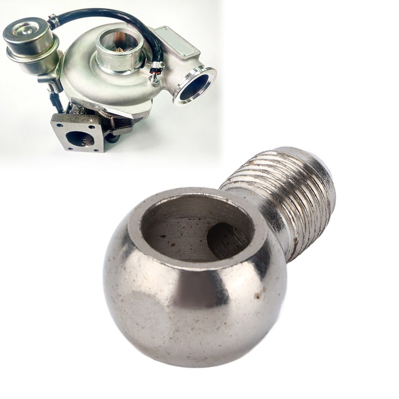 Turbo Banjo Adapter 6AN to M14 304 Stainless Steel Fitting