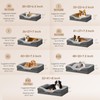 EHEYCIGA Orthopedic Dog Bed for Medium Dog, 30x20x6.5 Inch Memory