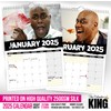 The Calendar King // Here's Ainsley - 2025 Wall Calendar