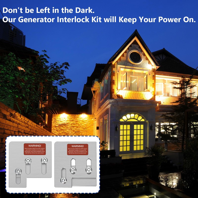 BFLCTGCF Generator Interlock Kit Compatible with Square D QO or