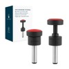 KITCHENDAO 2 in 1 Vacuum Wine Stopper, Built in Wine