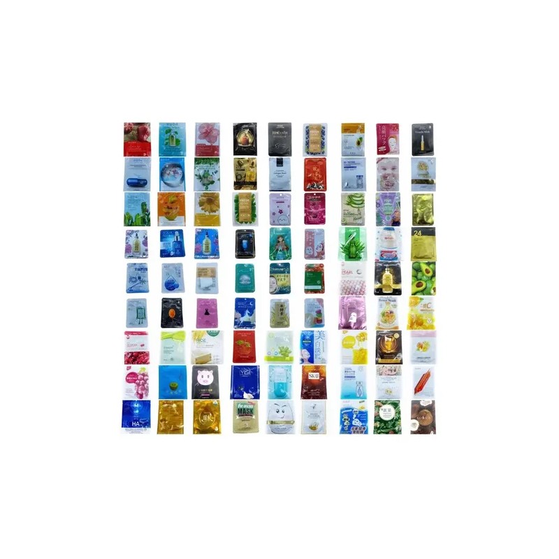Pack De 50 Piezas Mascarillas Faciales Surtidos Coreanas