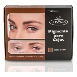 Kit Pigmento Para Cejas Profesional Light Brown J Denis Inde