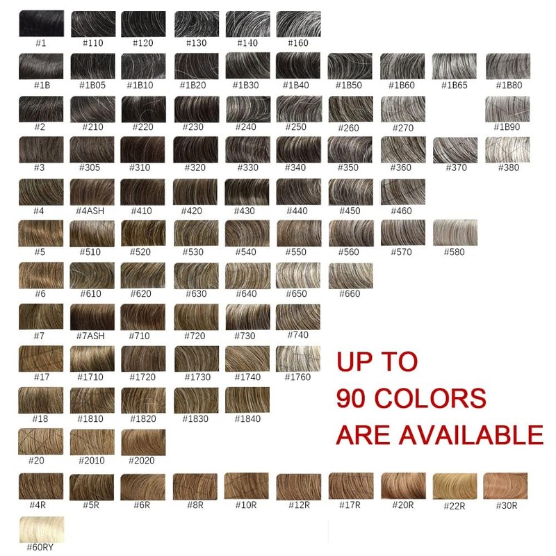 Toupee for Men Hairpiece Full Injected Poly Skin Hair System