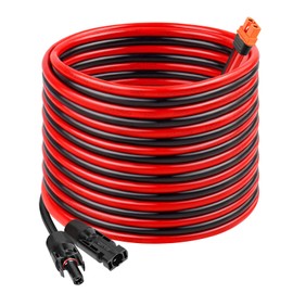 Solar to XT60i Cable 12AWG - MOOKEERF 30FT Solar Panel to XT60i Adapter Connector XT60i-F Extension Cable for Portable Power Station Solar Generator