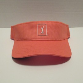 PGA NEW Airflux PGA Tour Golf Professional Ventilation Orange Adjustable Hat Visor