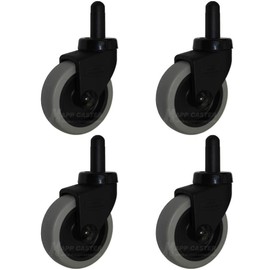 Mapp Caster Mop Bucket Replacement Casters Set of 4 for Rubbermaid Models 7570-L2, 7571,7580,7581,7582 7583, Wavebrake & More (Floor Safe) (4)