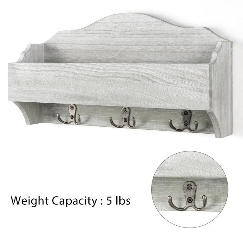 Mail & Key Holder Shelves , Mail Sorter Wall Mount