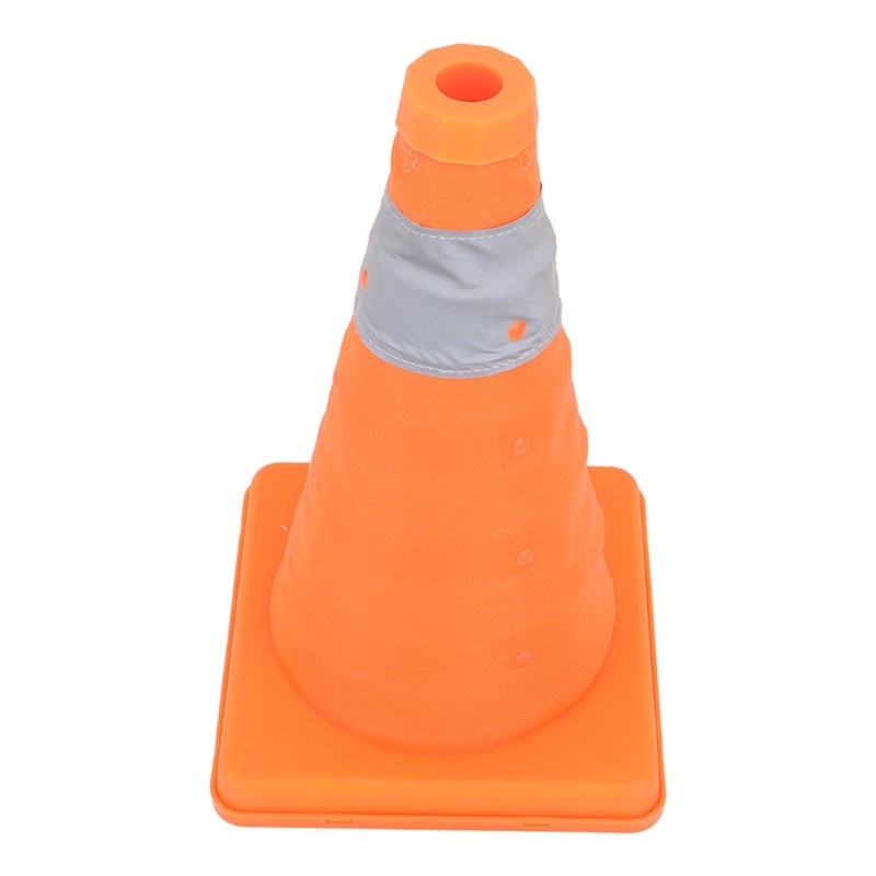 banapoy Traffic Cone, 11.8 Inch Foldable Reflective Safety Cone, Orange