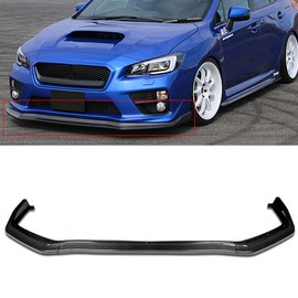 FINDAUTO PP Front Lip Body Kit CS Style Fit for 2015-2020 for Subaru WRX STI Glossy Carbon Look Rear Tail Lip Deck Boot Wing