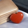 XIANNVXI 45mm 1.8" Red Jasper Crystal Heart Stone Natural Crystal