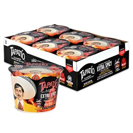 Tapatio Spicy Ramen Noodle Soup Big Bowl - Extra Spicy Flavor - 3.88 Oz (Bulk Case of 6)