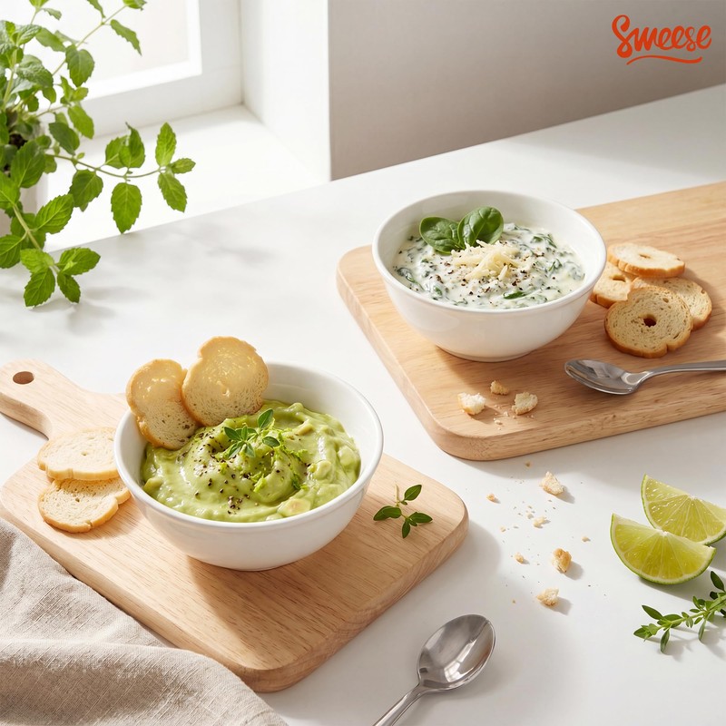 Sweese 5 oz Small Ceramic Bowls Set of 6, 3.9