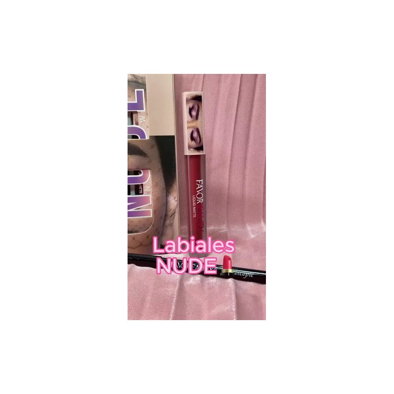 Labial Con Lápiz, Indeleble Mate Larga Duración 1pz