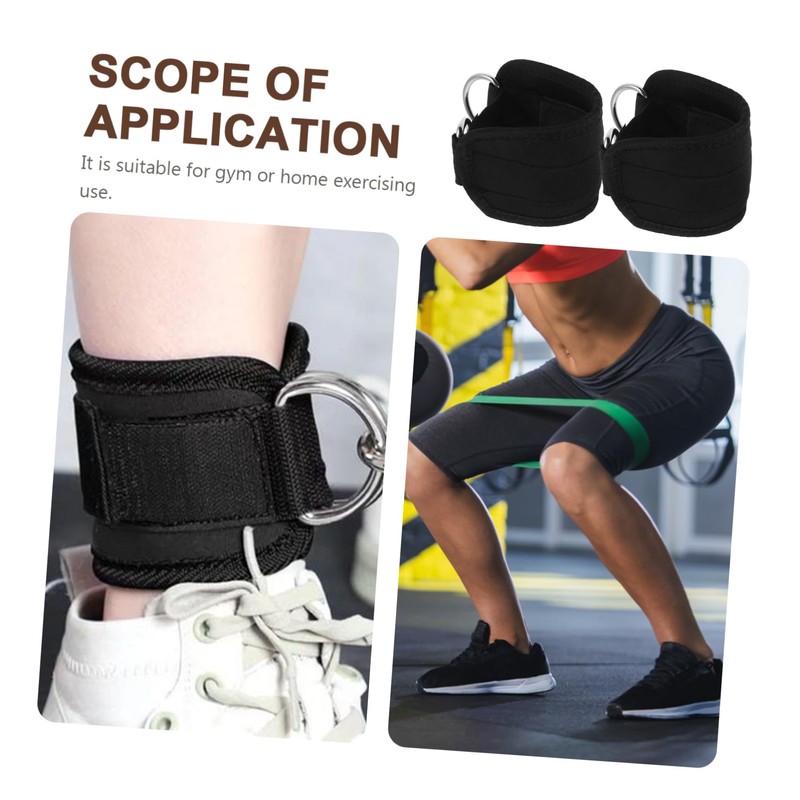 KOMBIUDA 2pcs Ankle Straps for Cable Machines Ankle Attachments for