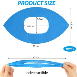 FDJZXW 10 Stück Knie Tape Vorgeschnitten Kinesiotapes Knie Atmungsaktiv Komfortabel Wasserdicht und Elastisch für die Kniestütze Um Das Knie Stabil Zu Halten
