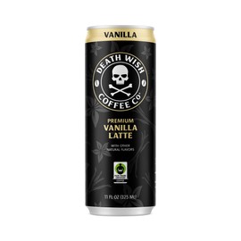 Death Wish Coffee - Vanilla Flavored Canned Latte (1 Count)
