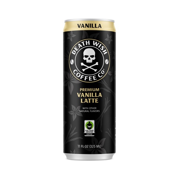 Death Wish Coffee - Vanilla Flavored Canned Latte (1 Count)