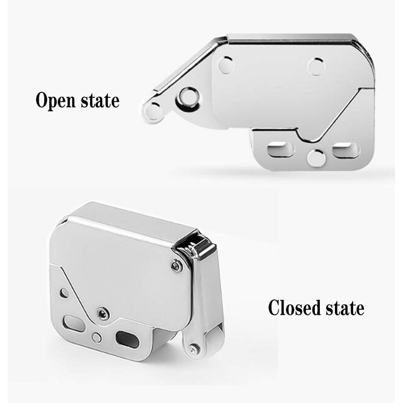 （4 Pack ） Automatic Spring Snap System Push-in Touch Lock