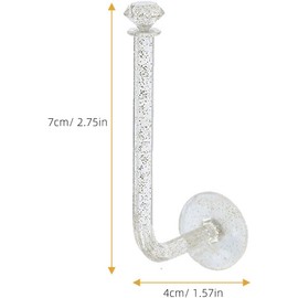 Yardwe 6 Piezas Organizador para Ligas y Diademas de Cabello Soportes de Gancho para Guardar Moños y Anillos Exhibidor de Pared para Niñas y Mujeres